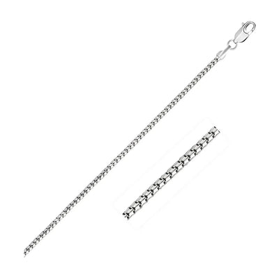 An image displaying 14k White Gold Ice Chain 1.3mm by Orca Market