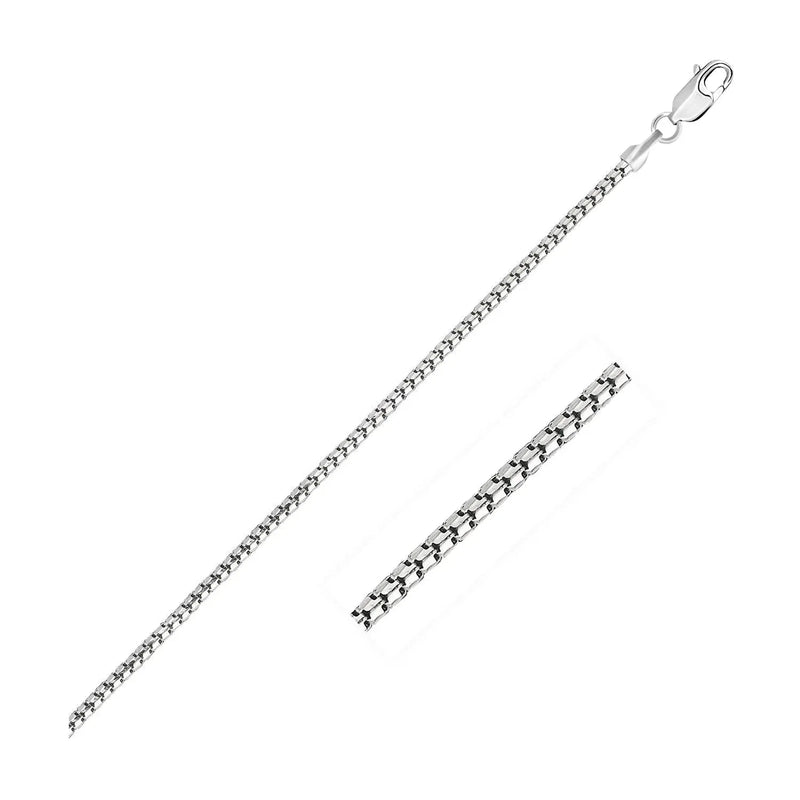 An image displaying 14k White Gold Ice Chain 1.3mm by Orca Market
