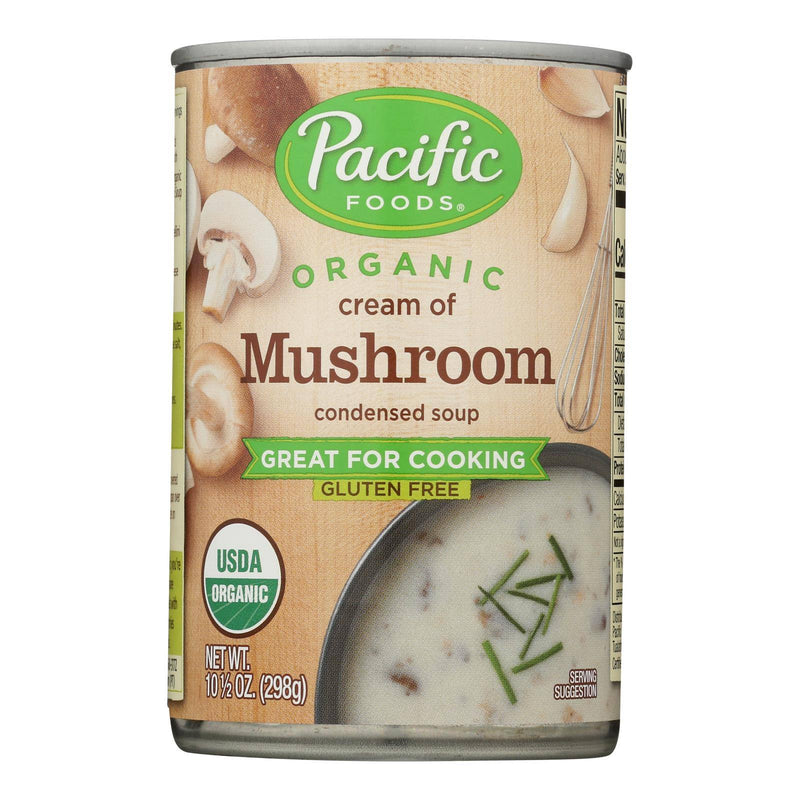 An image displaying Pacific Foods - Soup Cream Mushroom - Case Of 12-10.5 Ounce by Pacific Foods