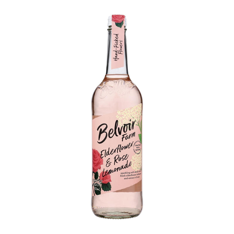 Belvoir - Organic Lemonade - Elderflower And Rose - Case Of 6 - 25.4 Ounce