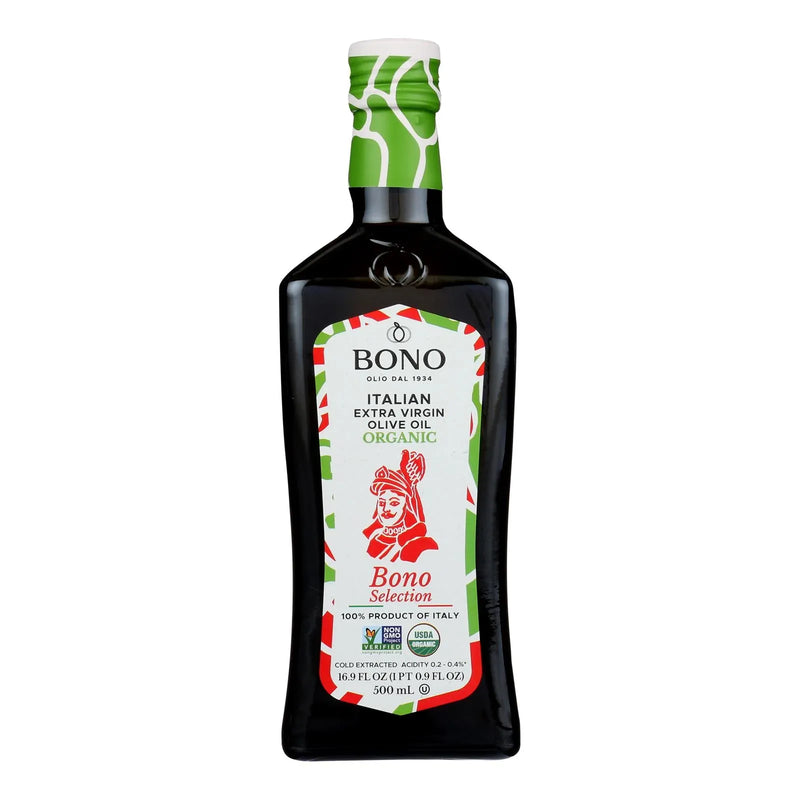 An image displaying Bono Extra Virgin Olive Oil - Case Of 6 - 16.9 Ounce by Bono