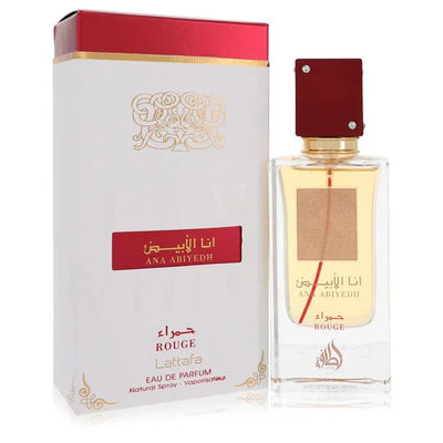 An image displaying Ana Abiyedh I Am White Rouge by Lattafa Eau De Parfum Spray 2 oz for Women by Lattafa