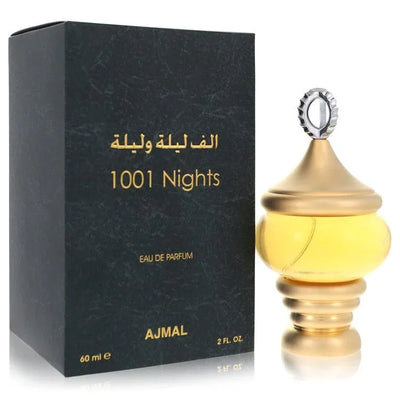 An image displaying 1001 Nights by Ajmal Eau De Parfum Spray 2 oz for Women by Ajmal