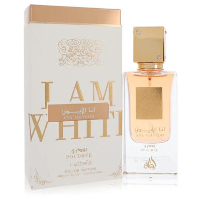 An image displaying Ana Abiyedh I am White Poudree by Lattafa Eau De Parfum Spray 2 oz for Women by Lattafa