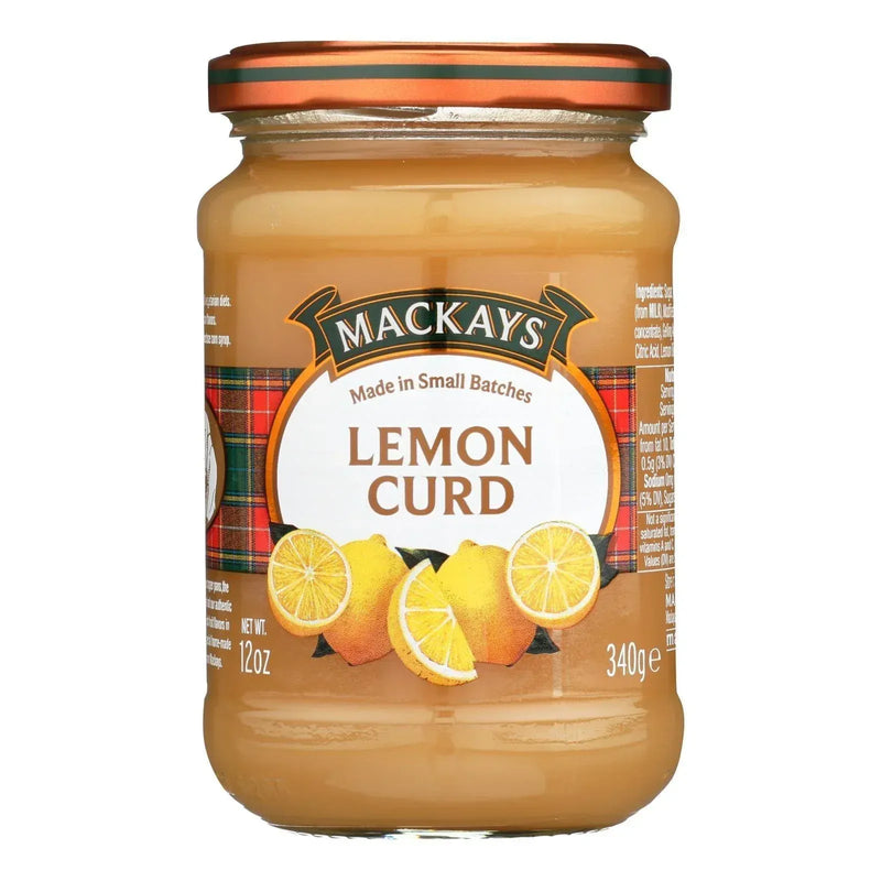 An image displaying Mackays Lemon Curd - Case Of 6 - 12 Ounce by Mackays