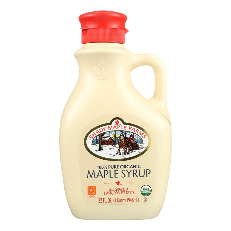 Shady Maple Farms 100 Percent Pure Organic Maple Syrup - Case Of 6 - 32 Ounce.