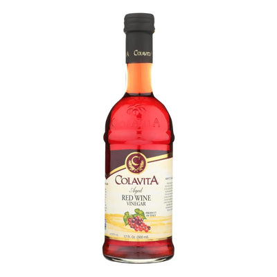 An image displaying Colavita - Aged Red Wine Vinegar - Case Of 12 - 17 Fl Ounce. by Colavita
