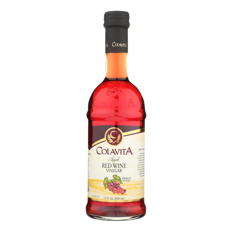 An image displaying Colavita - Aged Red Wine Vinegar - Case Of 12 - 17 Fl Ounce. by Colavita