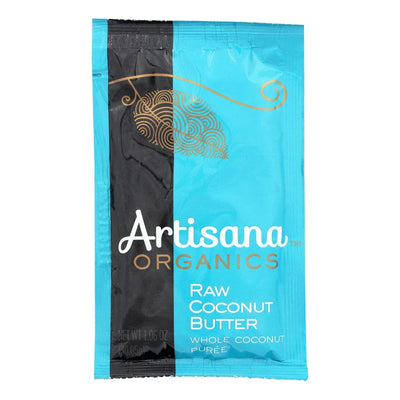 An image displaying Artisana Organic Raw Coconut Butter - Squeeze Packs - 1.06 Ounce - Case Of 10 by Artisana