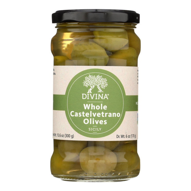 An image displaying Divina - Castelvetrano Olives - Case Of 6 - 10.2 Oz. by Divina