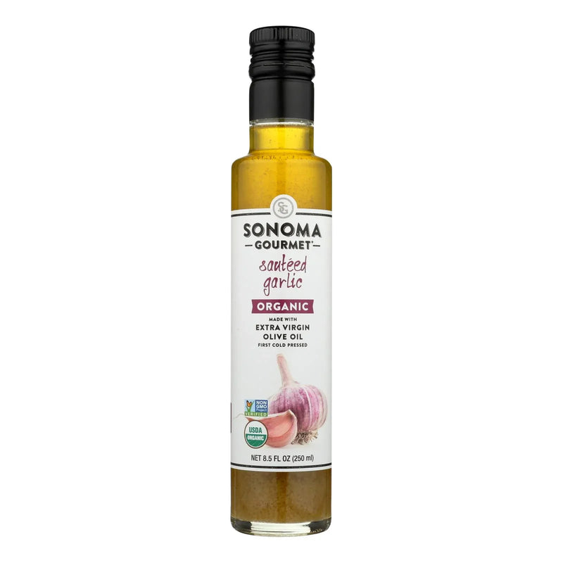 An image displaying Sonoma Gourmet® Organic Extra Virgin Olive Oil - Case Of 6 - 8.5 Fz by Sonoma Gourmet