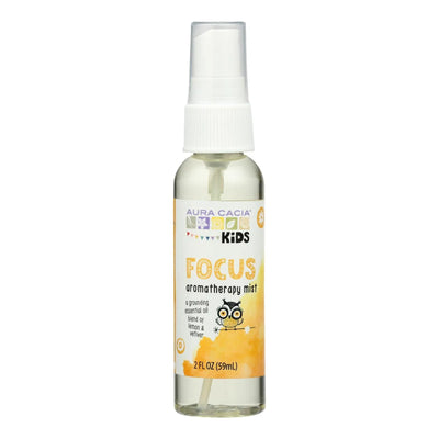 An image displaying Aura Cacia - Essl Oil Kids Focus Mist - 1 Each-2 Ounce by Aura Cacia