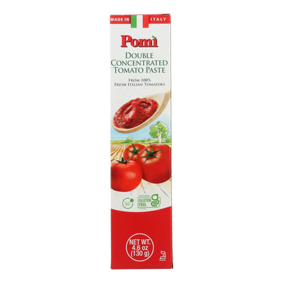 An image displaying Pomi Tomatoes - Tomato Paste - Case Of 12 - 4.58 Ounce by Pomi Tomatoes