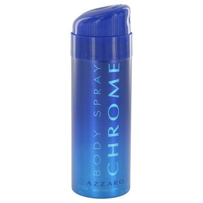 An image displaying Chrome by Azzaro Body Spray 5 oz for Men by Azzaro