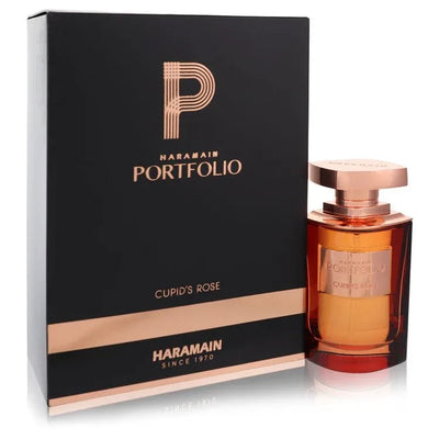 An image displaying Al Haramain Portfolio Cupid's Rose by Al Haramain Eau De Parfum Spray 2.5 oz for Women by Al Haramain