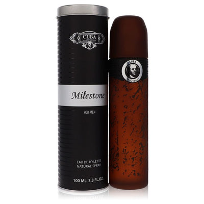 An image displaying Cuba Milestone by Fragluxe Eau De Toilette Spray 3.3 oz for Men by Fragluxe