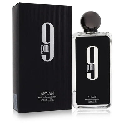An image displaying Afnan 9pm by Afnan Eau De Parfum Spray 3.4 oz for Men by Afnan