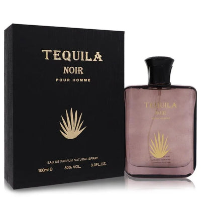 An image displaying Tequila Pour Homme Noir by Tequila Perfumes Eau De Parfum Spray 3.3 oz for Men by Tequila Perfumes