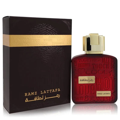 An image displaying Ramz Lattafa Gold by Lattafa Eau De Parfum Spray 3.4 oz for Women by Lattafa