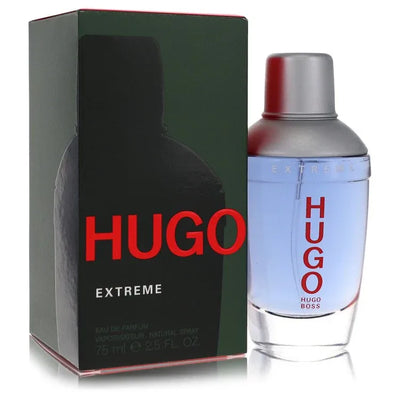 An image displaying Hugo Extreme by Hugo Boss Eau De Parfum Spray 2.5 oz for Men by Hugo Boss