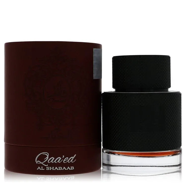 An image displaying Qaaed Al Shabaab by Lattafa Eau De Parfum Spray 3.4 oz for Men by Lattafa