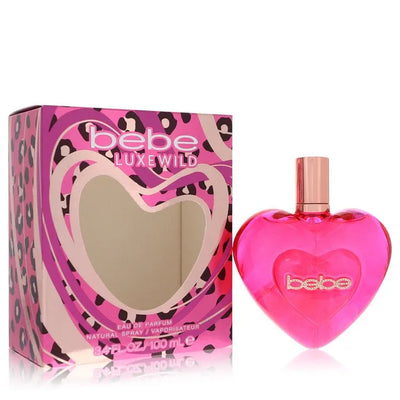 An image displaying Bebe Luxe Wild by Bebe Eau De Parfum Spray 3.4 oz for Women by Bebe