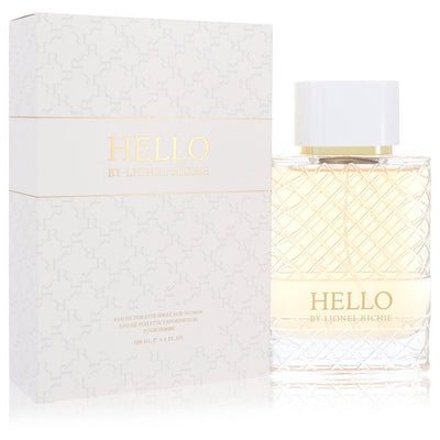 An image displaying Hello By Lionel Richie by Lionel Richie Eau De Toilette Spray 3.4 oz for Women by Lionel Richie