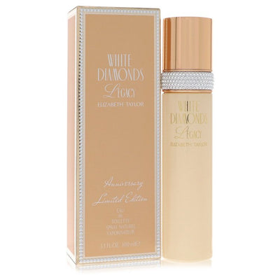 An image displaying White Diamonds Legacy by Elizabeth Taylor Eau De Toilette Spray 3.3 oz for Women by Elizabeth Taylor