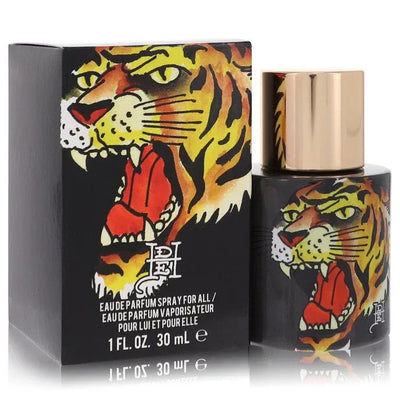 An image displaying Ed Hardy Tiger Ink by Christian Audigier Eau De Parfum Spray 1 oz for Men by Christian Audigier