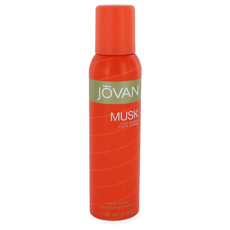 An image displaying JOVAN MUSK by Jovan Deodorant Spray 5 oz for Women by Jovan