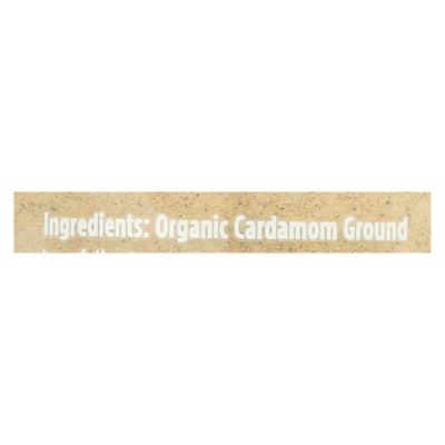 Spicely Organics - Organic Cardamom - Ground - Case Of 3 - 2 Oz. - Orca Market