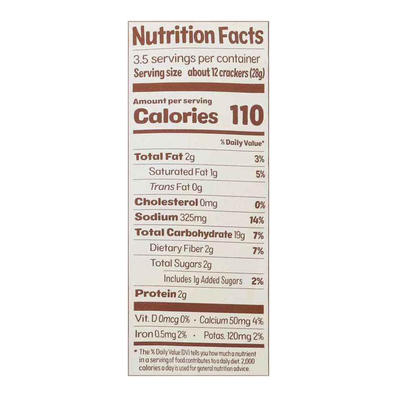 From The Ground Up Everything Snacking Crackers - Case Of 6 - 3.5 Ounce