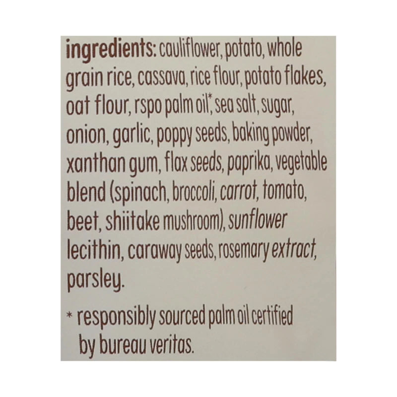 From The Ground Up Everything Snacking Crackers - Case Of 6 - 3.5 Ounce