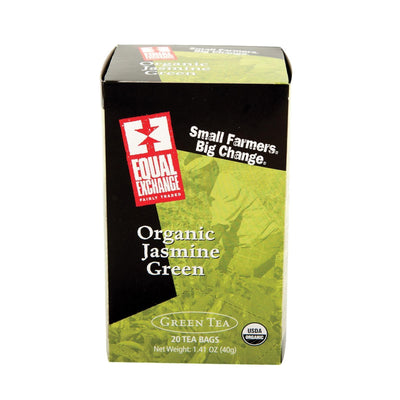 Equal Exchange Organic Jasmine Green Tea - Jasmine - Case Of 6 - 20 Bags - Orca Market