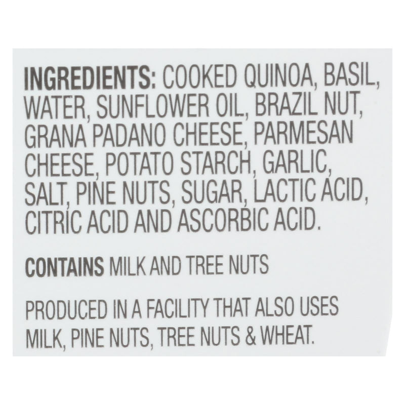 Cucina And Amore - Quinoa Meals - Basil Pesto - Case Of 6 - 7.9 Oz. - Orca Market