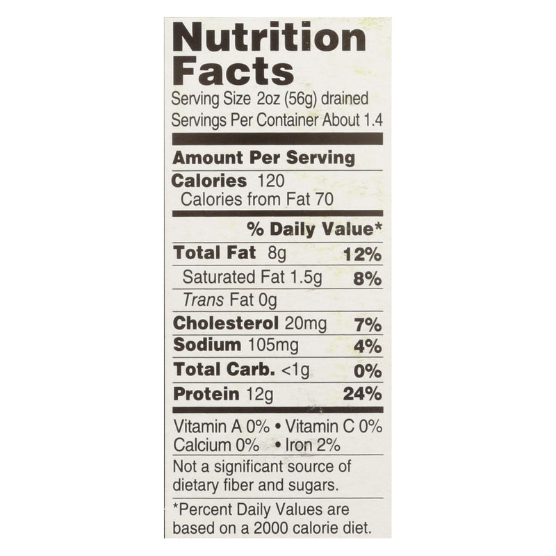 Wild Planet Wild Yellow Tail Fillets In Extra Virgin Olive Oil - Case Of 12 - 4.375 Ounce