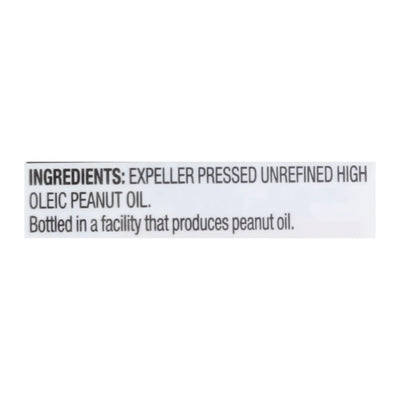 An image displaying Spectrum Naturals Unrefined Peanut Oil - Case Of 12 - 16 Ounce by Spectrum Naturals