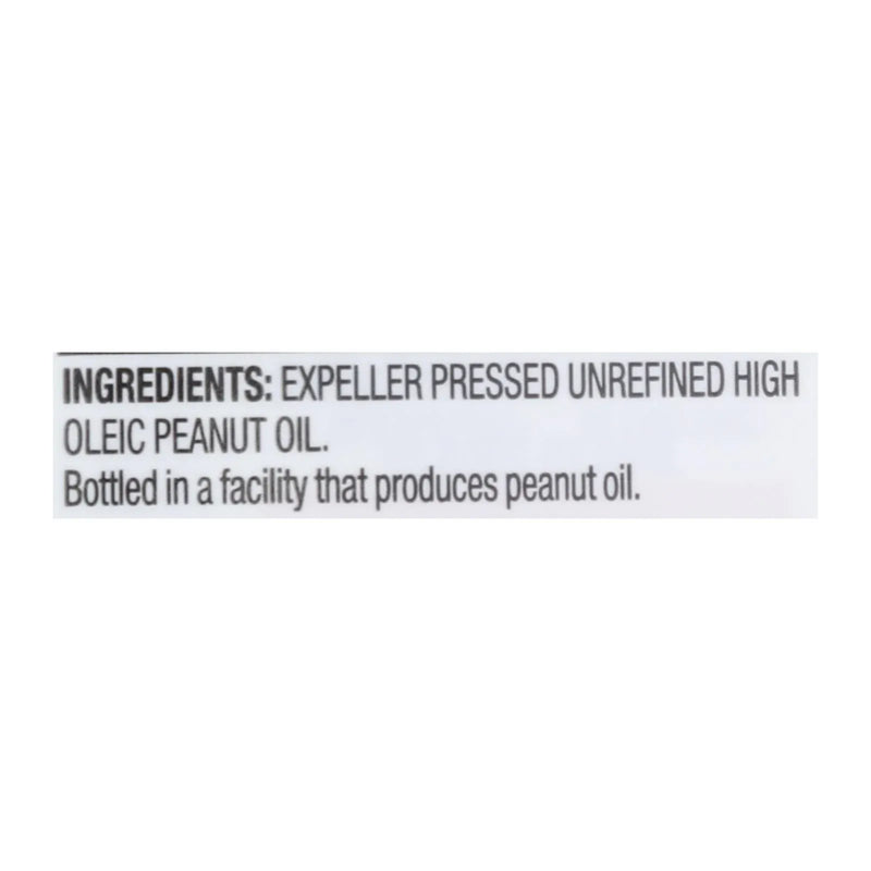 An image displaying Spectrum Naturals Unrefined Peanut Oil - Case Of 12 - 16 Ounce by Spectrum Naturals