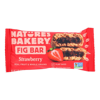 Nature's Bakery Stone Ground Whole Wheat Fig Bar - Strawberry - 2 Ounce - Case Of 12
