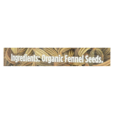 An image displaying Spicely Organics - Organic Fennel - Seeds - Case Of 3 - 1.1 Oz. by Spicely Organics