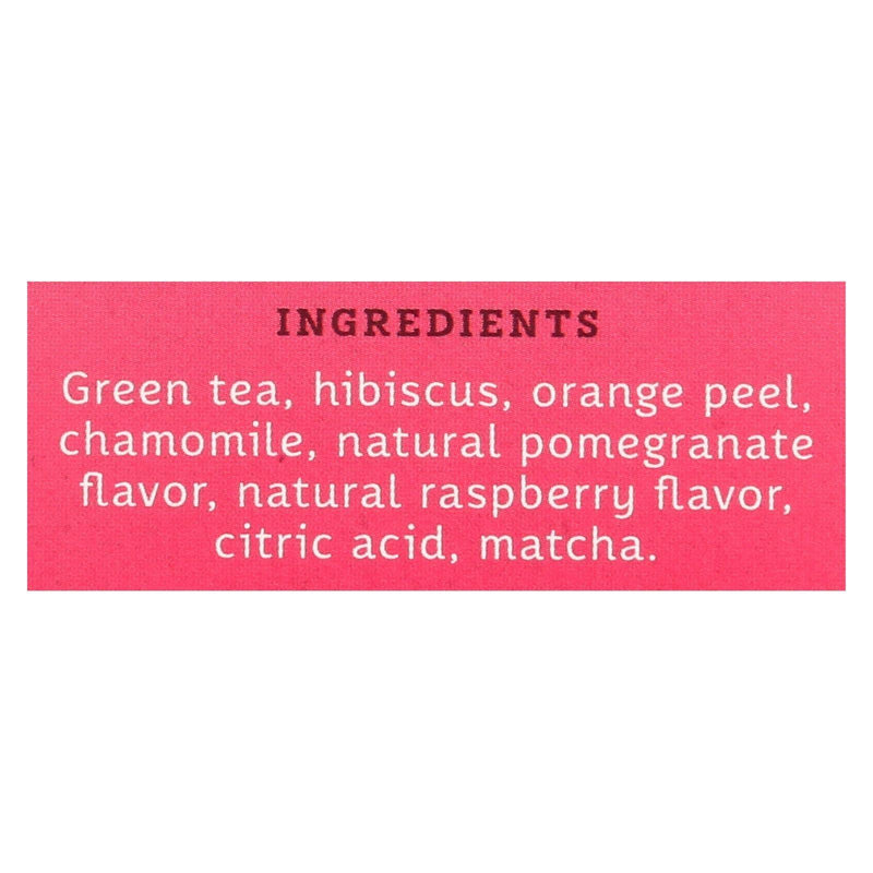 Stash Pomegranate Raspberry Green Tea With Matcha - 18 Tea Bags - Case Of 6 - Orca Market