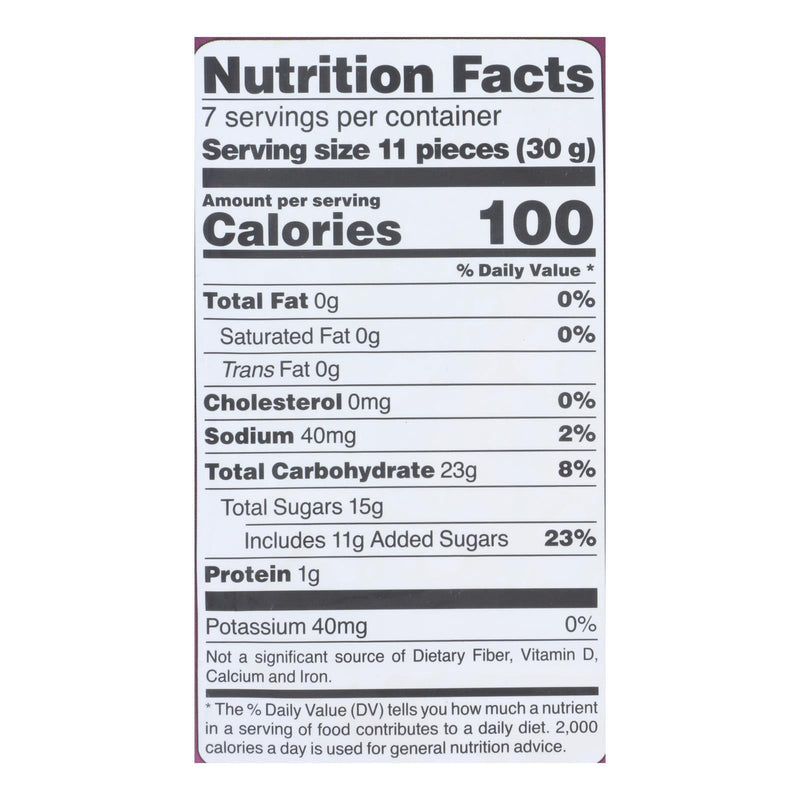 Panda Licorice - Licorice Raspberry Chews - Case Of 8-7 Oz - Orca Market