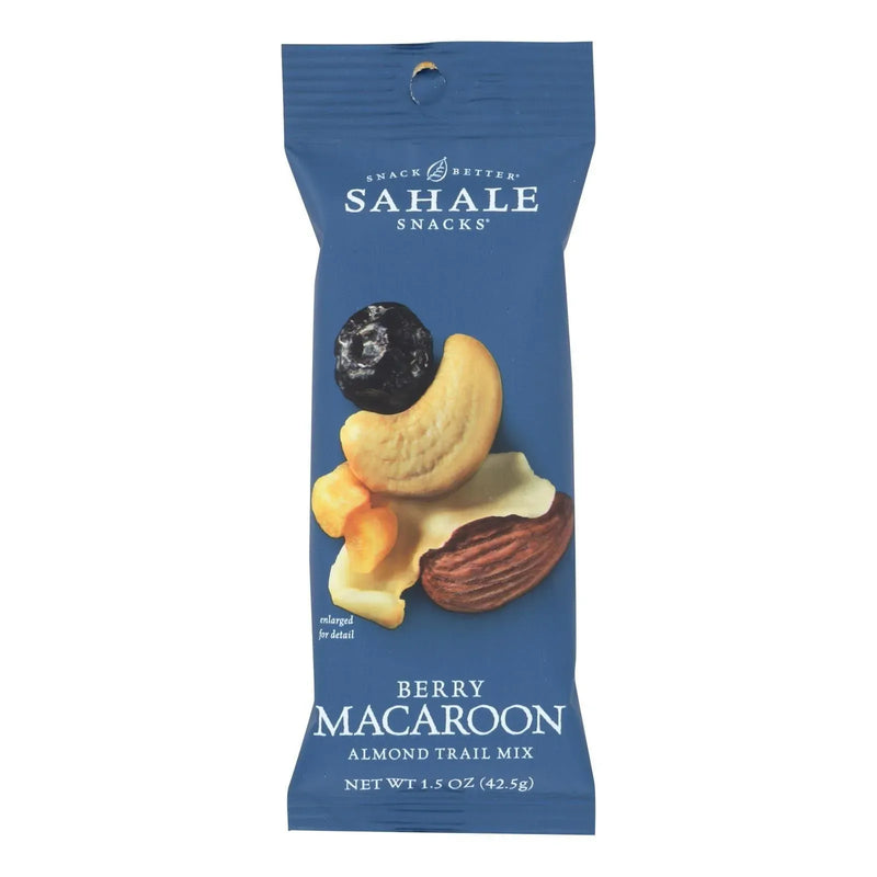 An image displaying Sahale Berry Macaroon Almond Trail Mix - Case Of 9 - 1.5 Ounce by Sahale Snacks