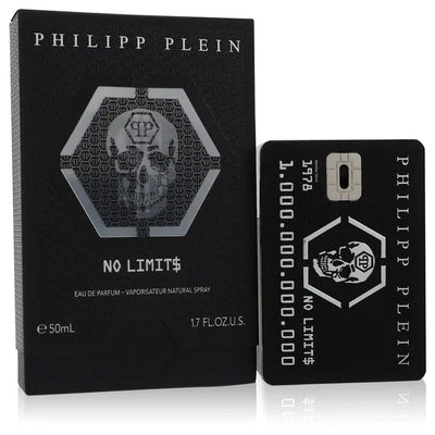 An image displaying Philipp Plein No Limits by Philipp Plein Parfums Eau De Parfum Spray for Men by Philipp Plein Parfums