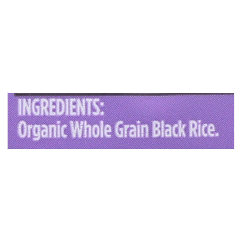 Lundberg Family Farms Organic Rice - Black Pearl - Case Of 6 - 1 Lb. - Orca Market