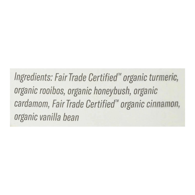 An image displaying Numi Tea - Tea Turmeric Amber Sun - Case Of 6-15 Bag by Numi