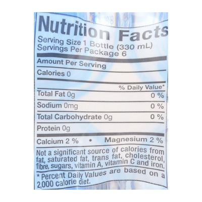 Evians Spring Water Spring Water - Natural - Case Of 4 - 6/11.2fl Ounce