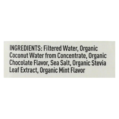 Nooma Electrolite Drink - Organic - Chocolate Mint - Case Of 12 - 16.9 Ounce