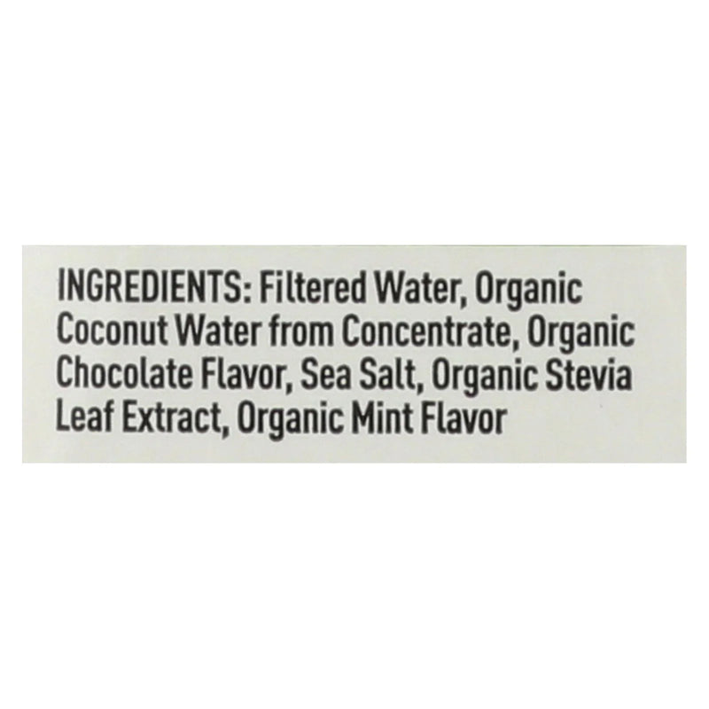 Nooma Electrolite Drink - Organic - Chocolate Mint - Case Of 12 - 16.9 Ounce