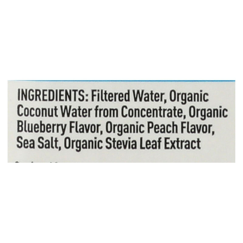 Nooma Electrolite Drink - Organic - Blueberry Peach - Case Of 12 - 16.9 Fl Oz - Orca Market